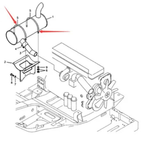 Silenciador U-Bolt VOE 14528383