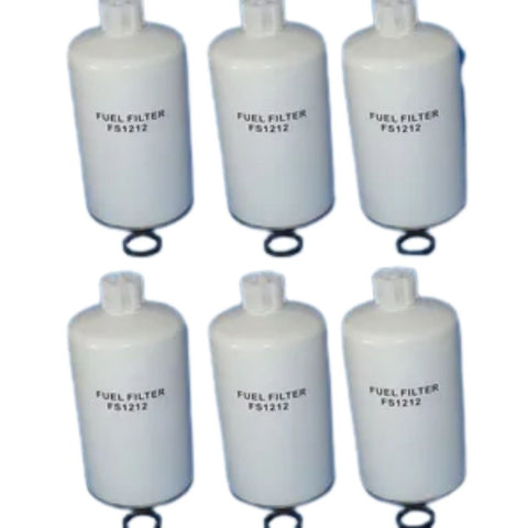 6Pcs Filtro Separador de Agua y Combustible  FS1212