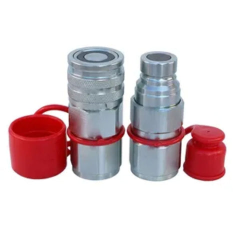 Acoplador de Desconexión Rápida Hidráulica de Alto Flujo de Cara Plana de Cuerpo de 3/4 