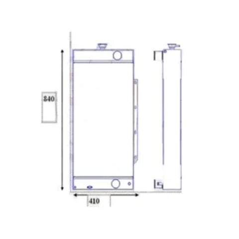 Tanque de Agua Radiador Core ASS'Y JS110- JS115